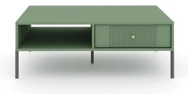 Tavolino da salotto LUE verde/nero