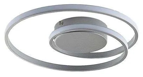 Lindby - Kyron LED Plafoniera Argento/Titanio Lindby