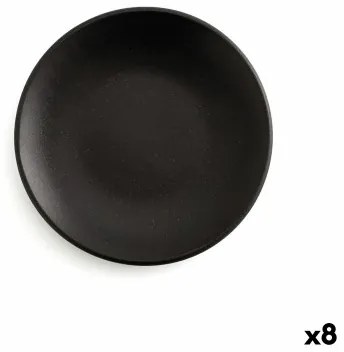 Piatto Piano Anaflor Barro Anaflor Carne Argilla cotta Nero Ø 29 cm (8 Unità)