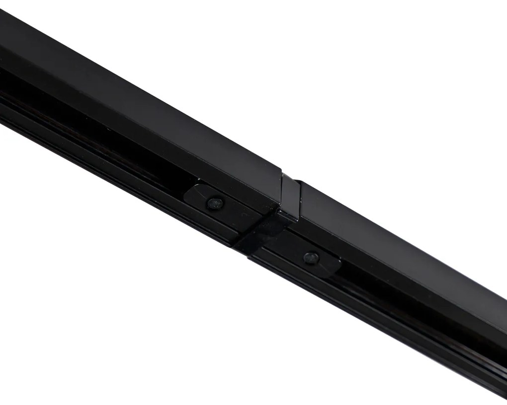 Sistema a binario moderno monofase con 10 faretti neri - Jeana