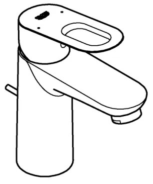 GROHE 32814000 - Miscelatore per lavabo BAULOOP, cromo lucido