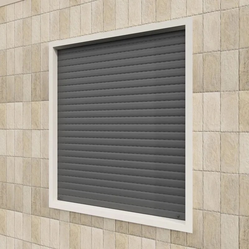 Kit tapparella in pvc PINTO grigio 06 Roma L 173 x  H 160 cm