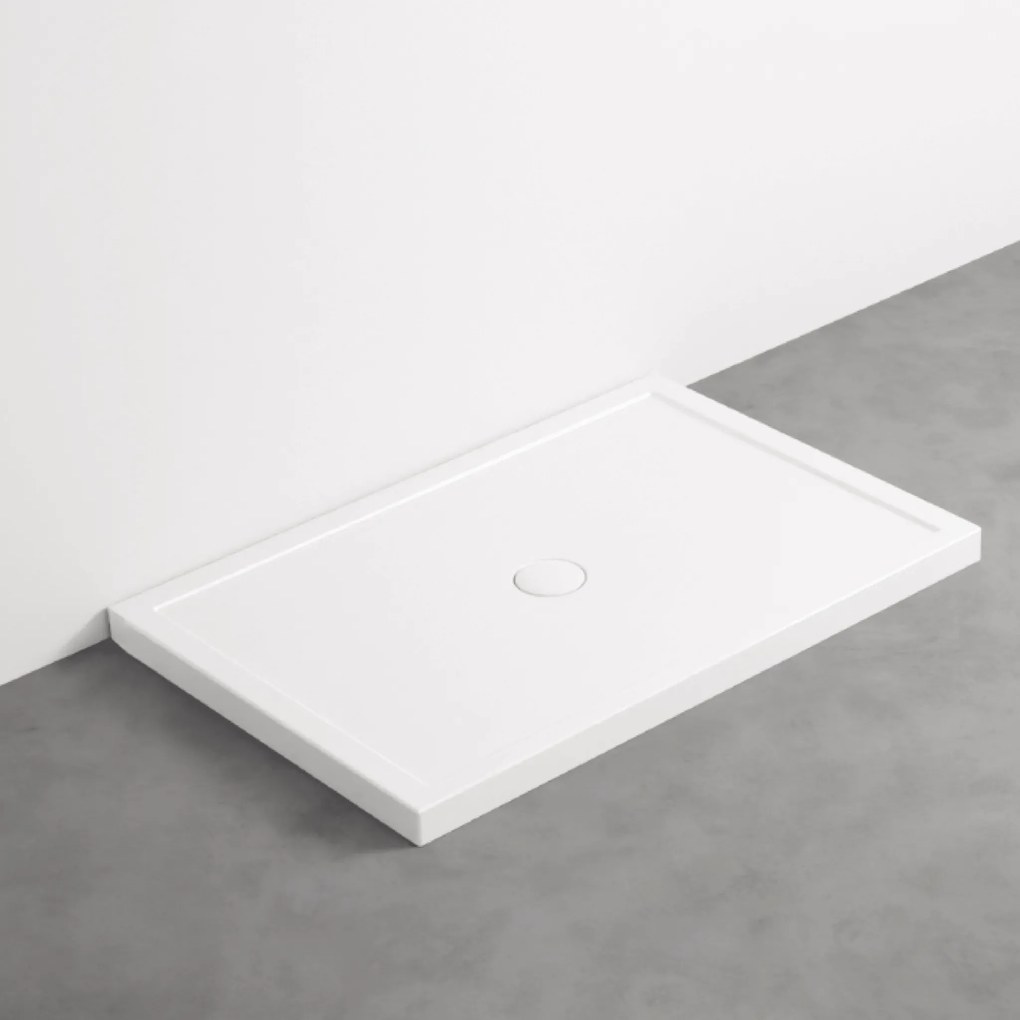 Piatto Doccia 80x120 Ceramica Cielo "Sessanta" Bianco Lucido