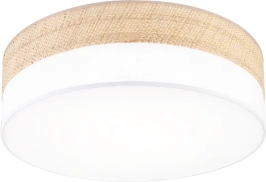 Plafoniera LED SIRJA BOHO LED/36W/230V Ø 45 cm beige/bianco