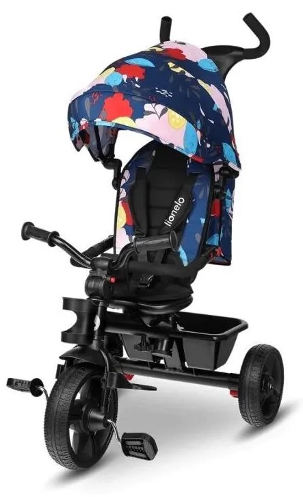 Lionelo - Triciclo per bambini HAARI nero/colorato
