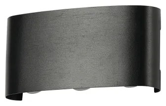 Brilagi - Applique LED da esterno FLAREBOX LED/6W/230V nero IP65