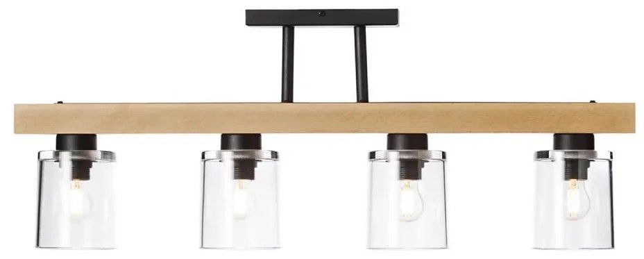 Lampadario a plafone RUSTIC RADIANCE 4xE27/60W/230V