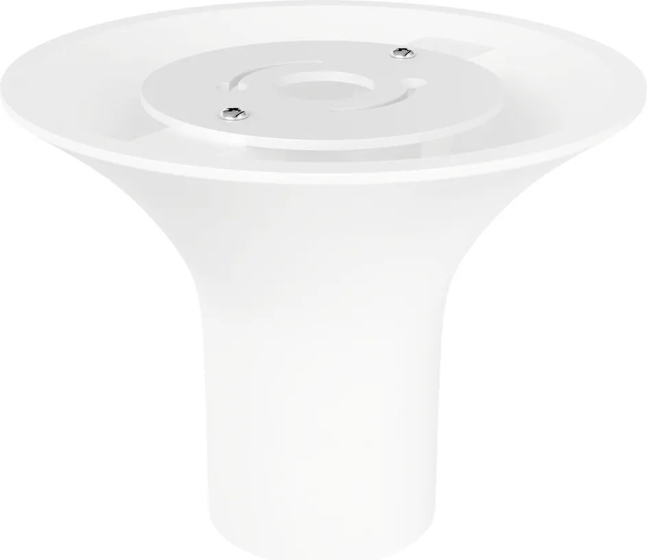 Plafoniera Ø167x90mm GU10 in Gesso Pitturabile Rotonda