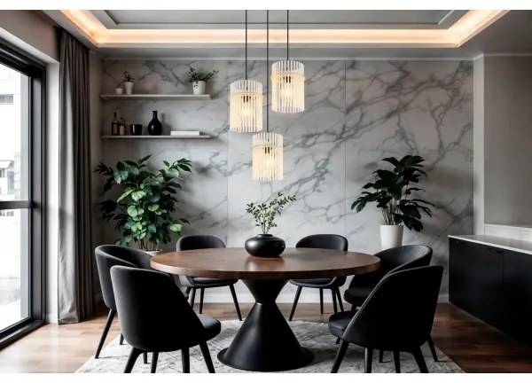 Globo 15698-3HRB - Lampadario sospeso con cavo GORLEY 3xE27/60W/230V