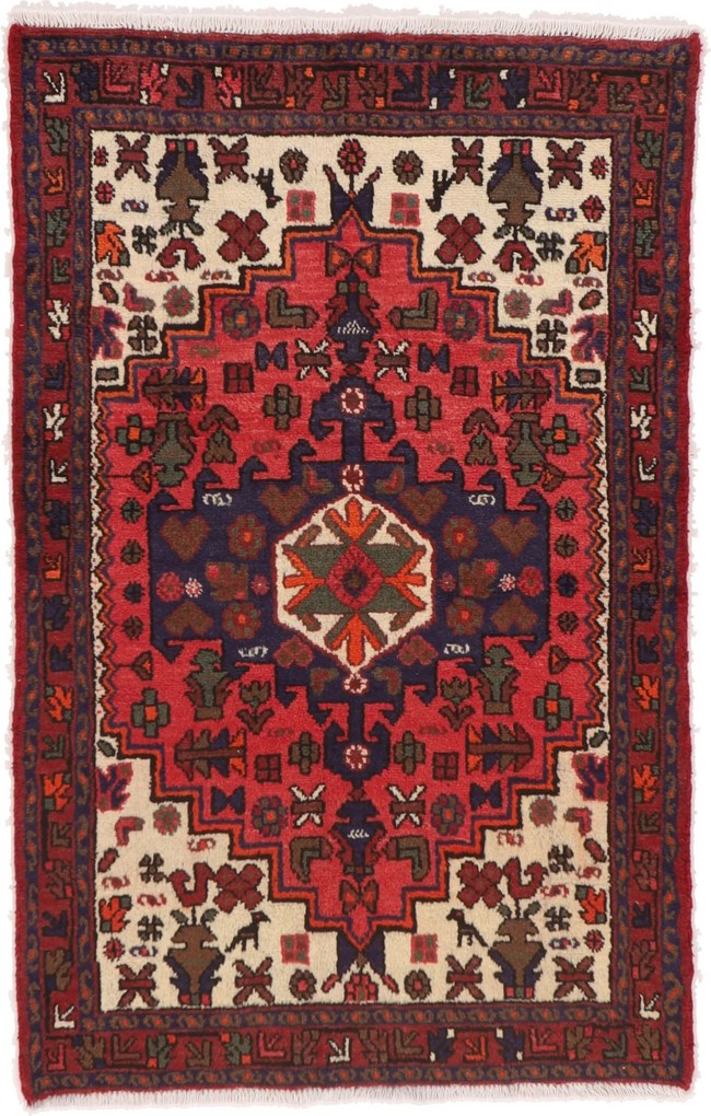 Hamedan Tappeto persiano 140 x 90 (Iran) Annodato A Mano
