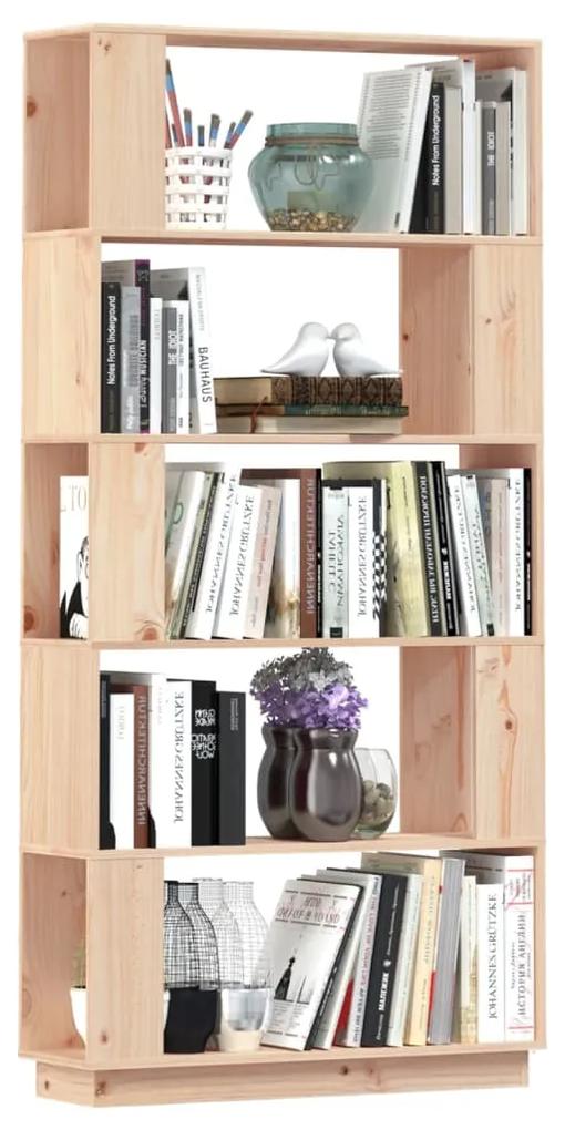Libreria/divisorio 80x25x163,5 cm legno massello di pino