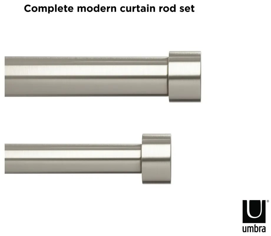 Mantovana doppia estensibile in acciaio inox 168 - 305 cm Cappa - Umbra