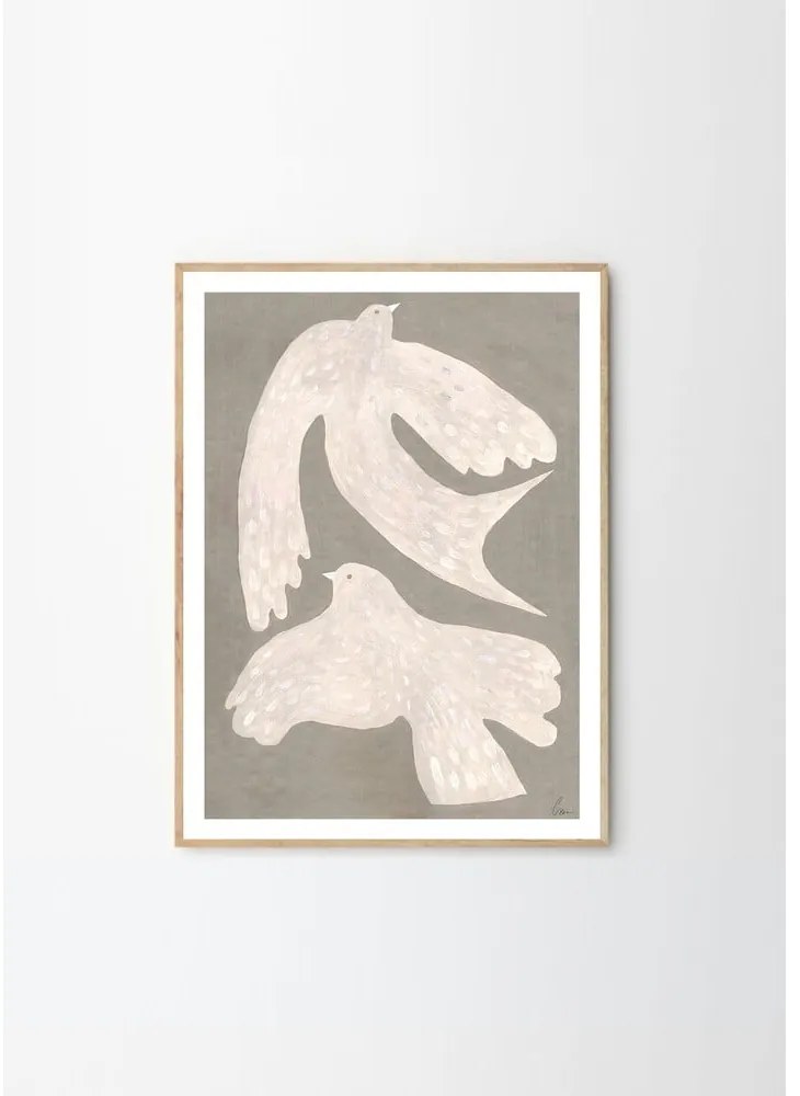 Poster 30x40 cm Two Birds – Clara Schicketanz – The Poster Club