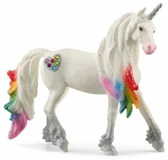 Statuetta Articolata Schleich Rainbow unicorn