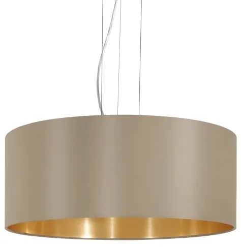 Eglo 31607 - Lampadario a sospensione con filo MASERLO 3xE27/60W/230V