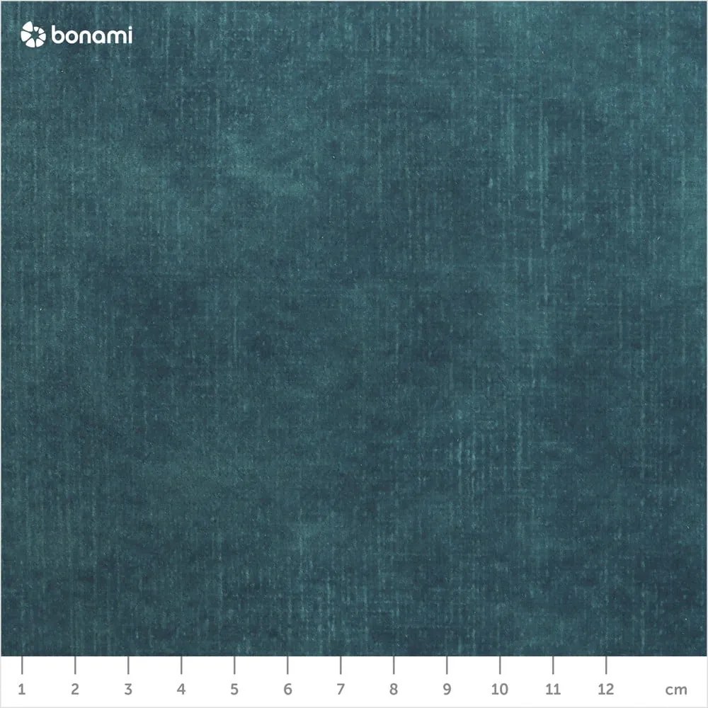 Pouf in velluto blu scuro Adagio - Scandic