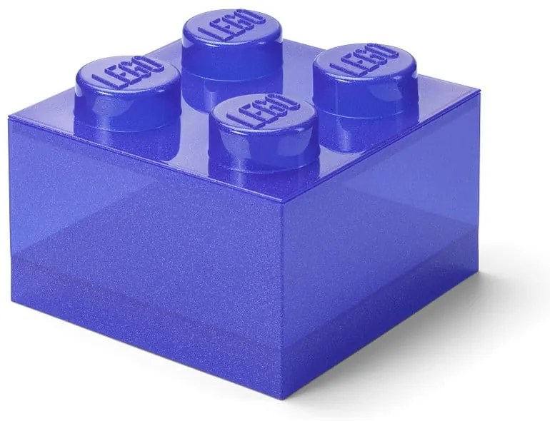 Scatola per bambini viola in plastica 25x25x18 cm – LEGO®
