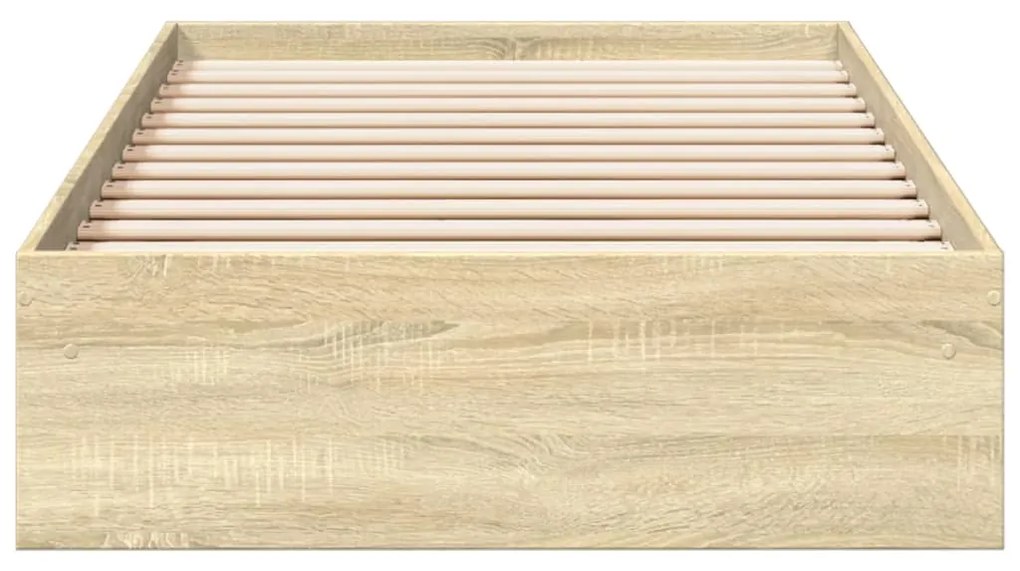 Giroletto cassetti rovere sonoma 90x200 cm legno multistrato