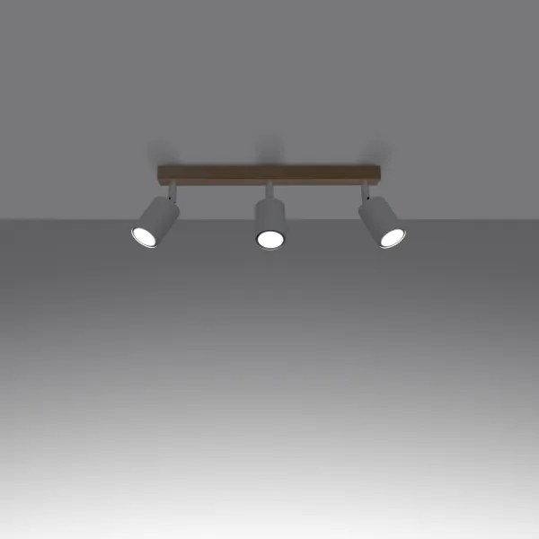 Sollux SL.1288 - Faretto VERDO 3xGU10/10W/230V bianco