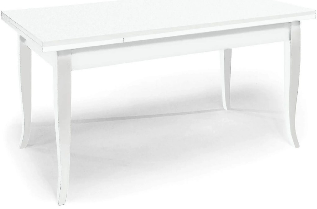 DONNY - tavolo da pranzo allungabile in legno massello cm 85 X 160/200/240