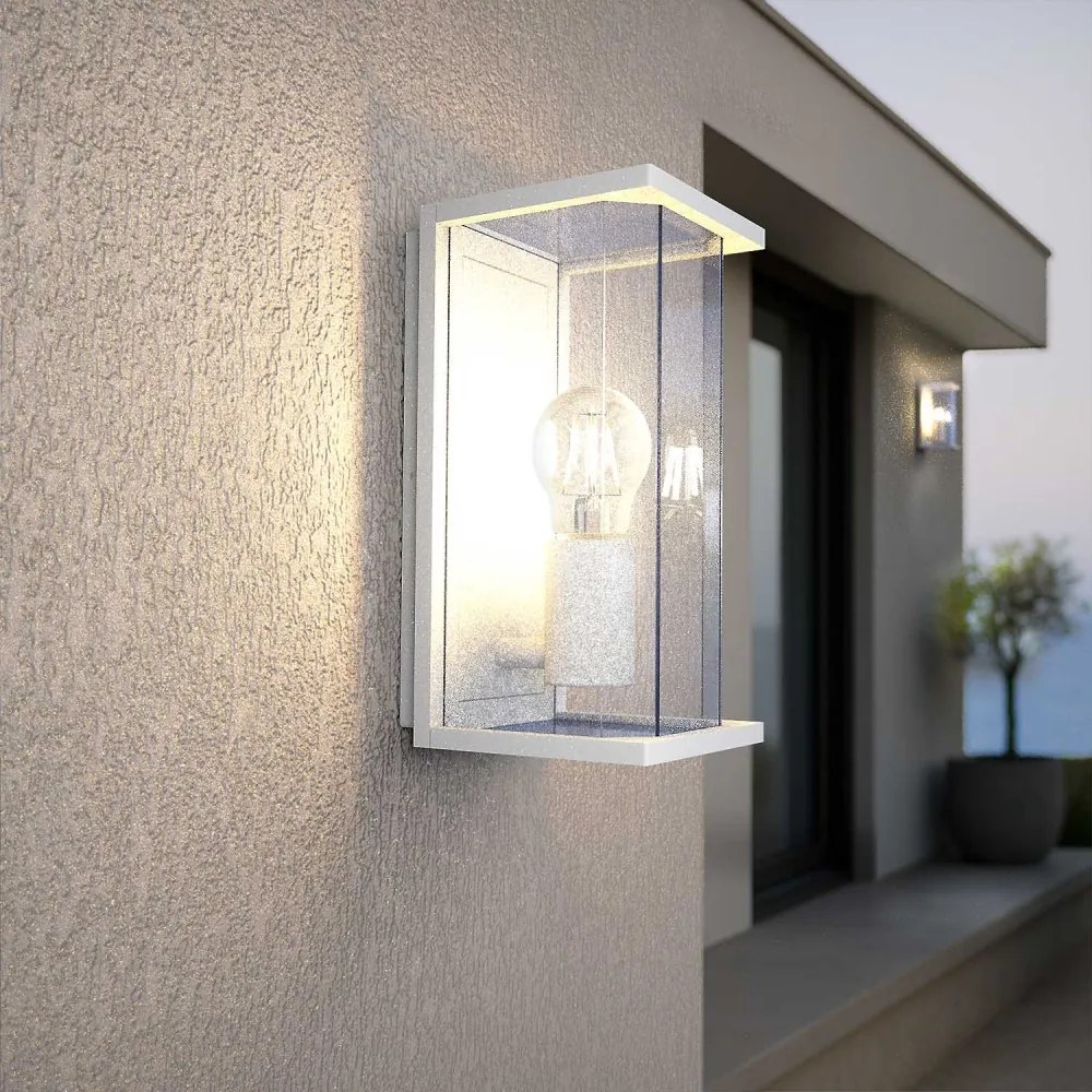 Applique Bianca E27, IP54 per Esterni - Serie PRISM Base E27