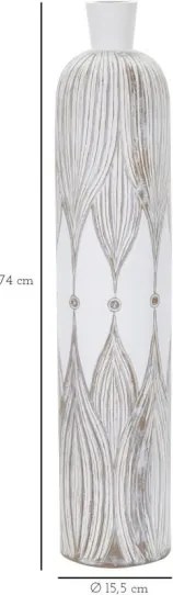 Vaso Resina Atene Cm Ø 15X60