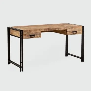 Scrivania In Legno Tanem Legno Naturale - Sklum