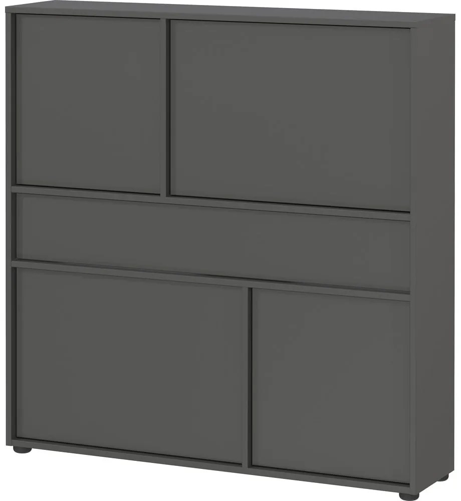 Armadietto color antracite 105x108x25 cm Ameca 2.0 – Germania