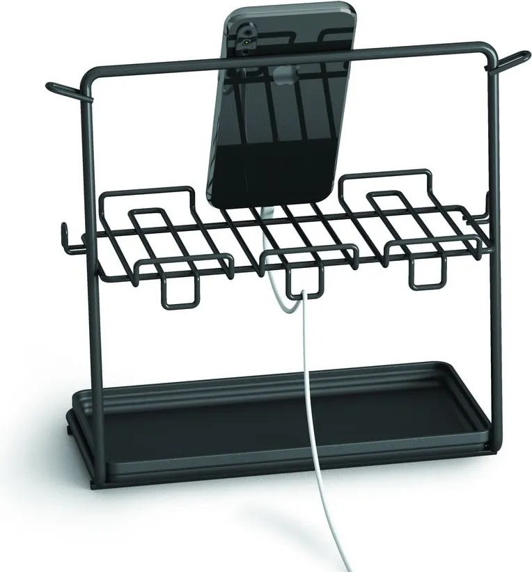 Organizzatore per ufficio nero My Pocket - Metaltex