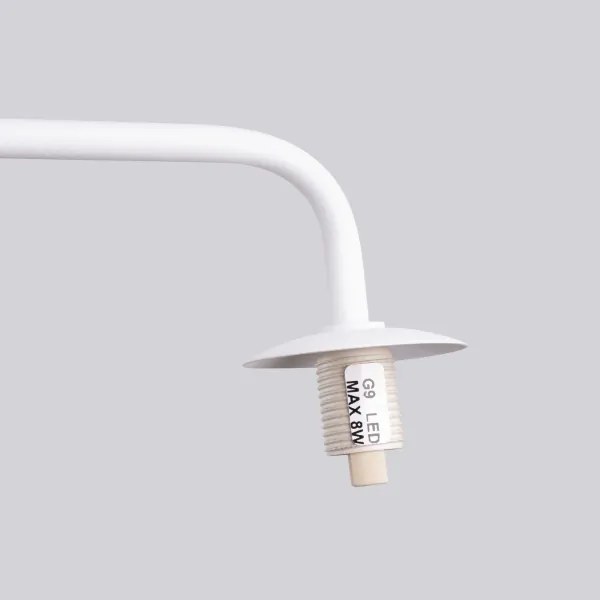 Sollux SL.1658 - Applique ASTRAL 1xG9/8W/230V bianco