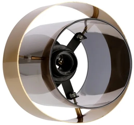 Lampadario a plafone SPIEGA 1xE27/60W/230V oro/nero