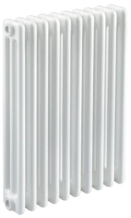 Radiatore acqua calda EQUATION Tubolare in acciaio 3 colonne, 10 elementi interasse 62.3 cm, bianco