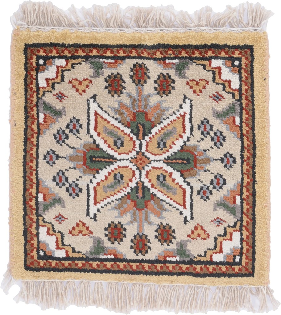 Agra Tappeto 30x30 (Indian) Annodato A Mano