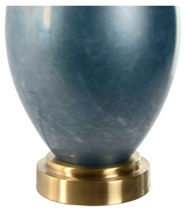 Lampada da tavolo Home ESPRIT Azzurro Bicolore Cristallo 50 W 220 V 40 x 40 x 84 cm