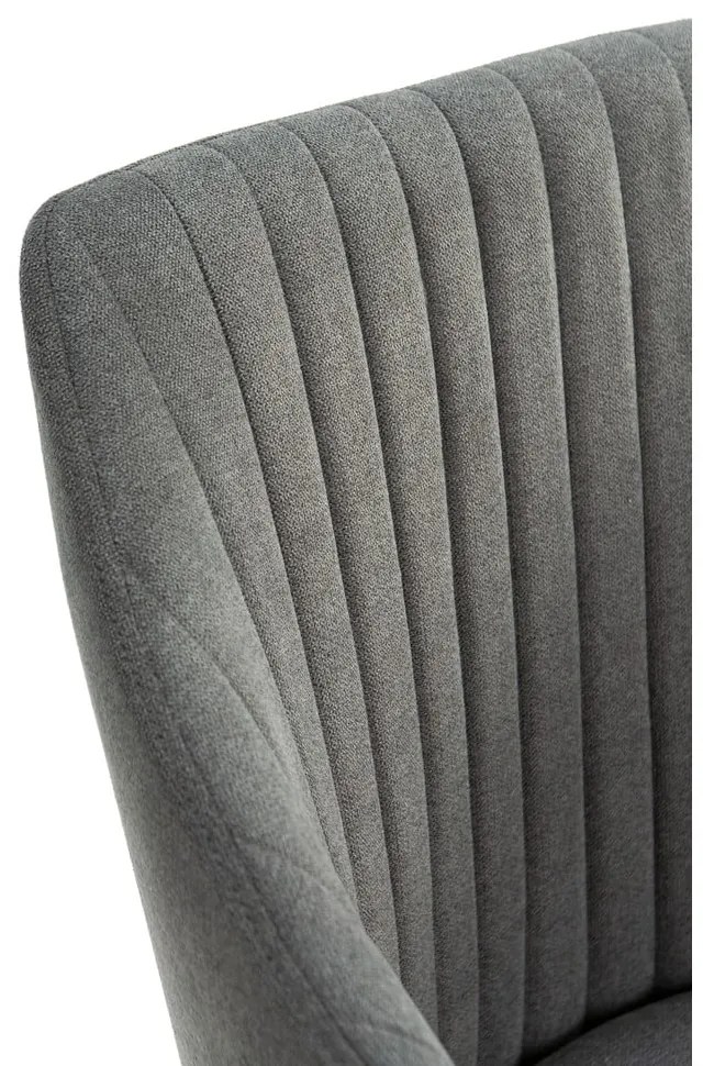 Set di sedie da pranzo grigio scuro in imbottito 2 pz Nadi – Marckeric