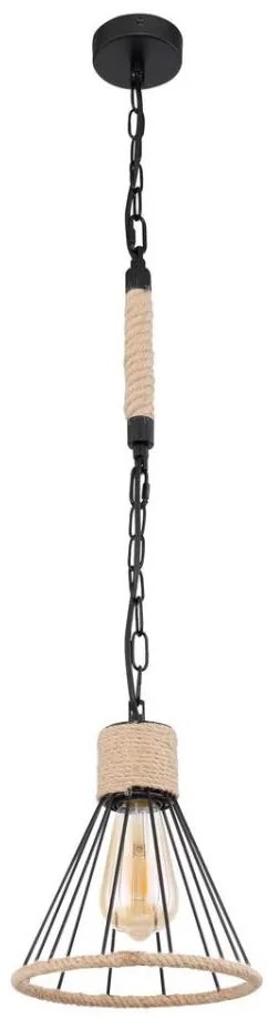 Globo 15676H - Lampadario su catena HALIA 1xE27/60W/230V