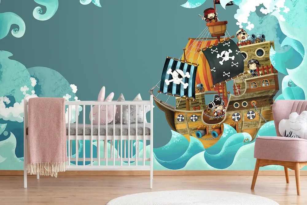 Carta da parati – Nave pirata sul mare