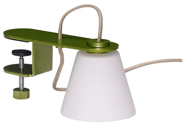 Hübsch - Lure Applique da Parete Metallisk Verde Hübsch