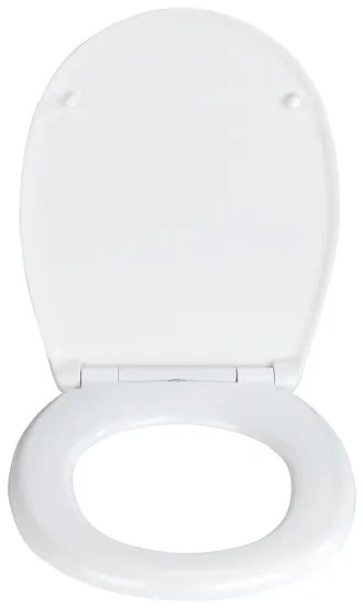WENKO 24571100-WC sedile per WC VORNO NEO 46x37 cm bianco/argento