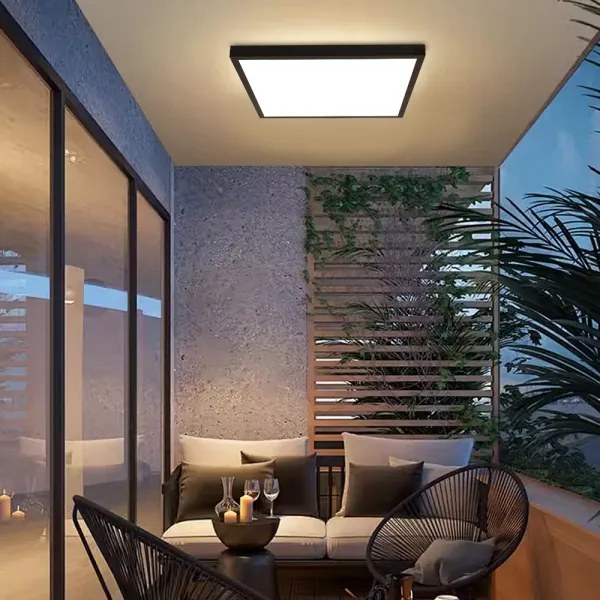 Brilagi-LED Lampada da Bagno Dimmerabile FRAME SMART LED/50W/230V IP44 Nera + Telecomando