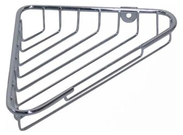 Mensola angolare doccia 14x21,5 cm cromo lucido
