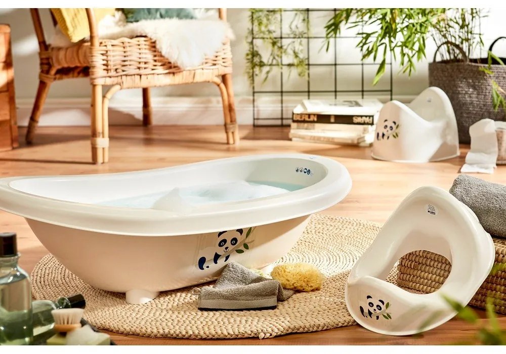Sedile del water per bambini bianco PANDA - Rotho