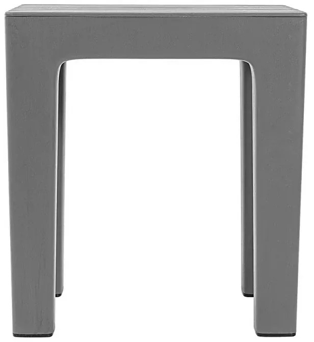 Set 2 pezzi Lello lo sgabello multiuso ad alta resistenza grigio effetto legno