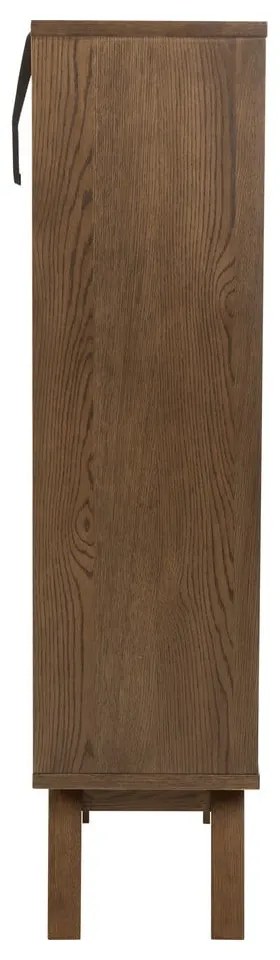 Vetrina marrone effetto rovere 72x145x36 cm A-Line - Actona