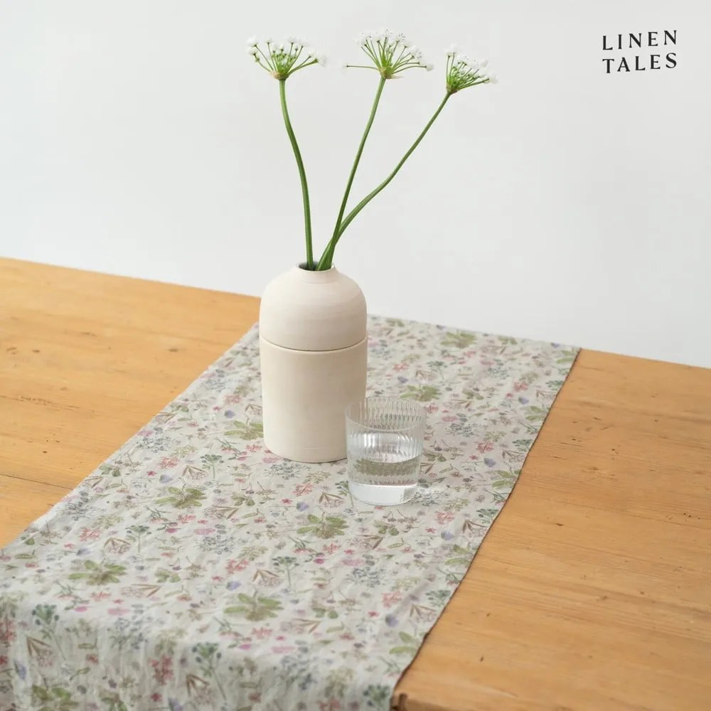 Runner da tavola in lino 40x200 cm Botany 2 Lightweight - Linen Tales