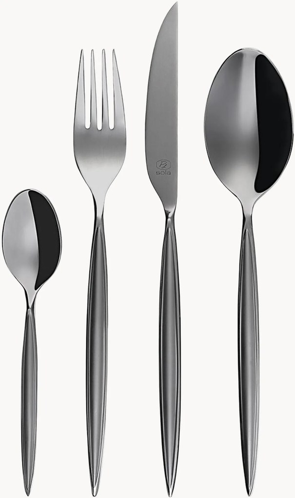 Set di 24 posate in acciaio inossidabile Montevideo, 6 persone