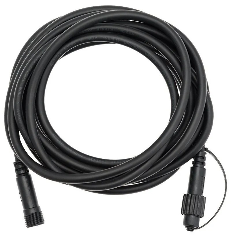 Cavo prolunga 5 metri nero per Catena di luci MaxiLed Reflex Professionale da esterno Wisdom
