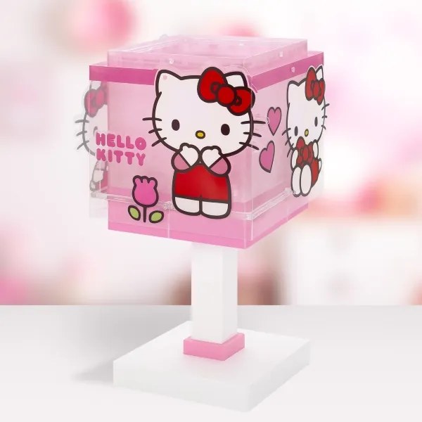 Dalber 73261 - Lampada LED per bambini HELLO KITTY 1xG4/4W/230V rosa