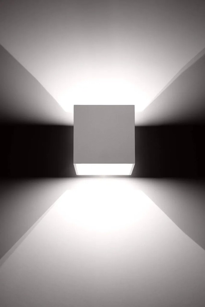 Applique da Parete in Alluminio QUAD 1 G9 Bianca da Interno