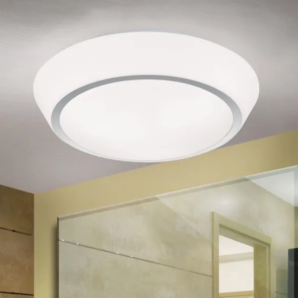 Orion - Plafoniera da bagno TENA 3xE27/60W/230V Ø 38 cm IP44 bianca